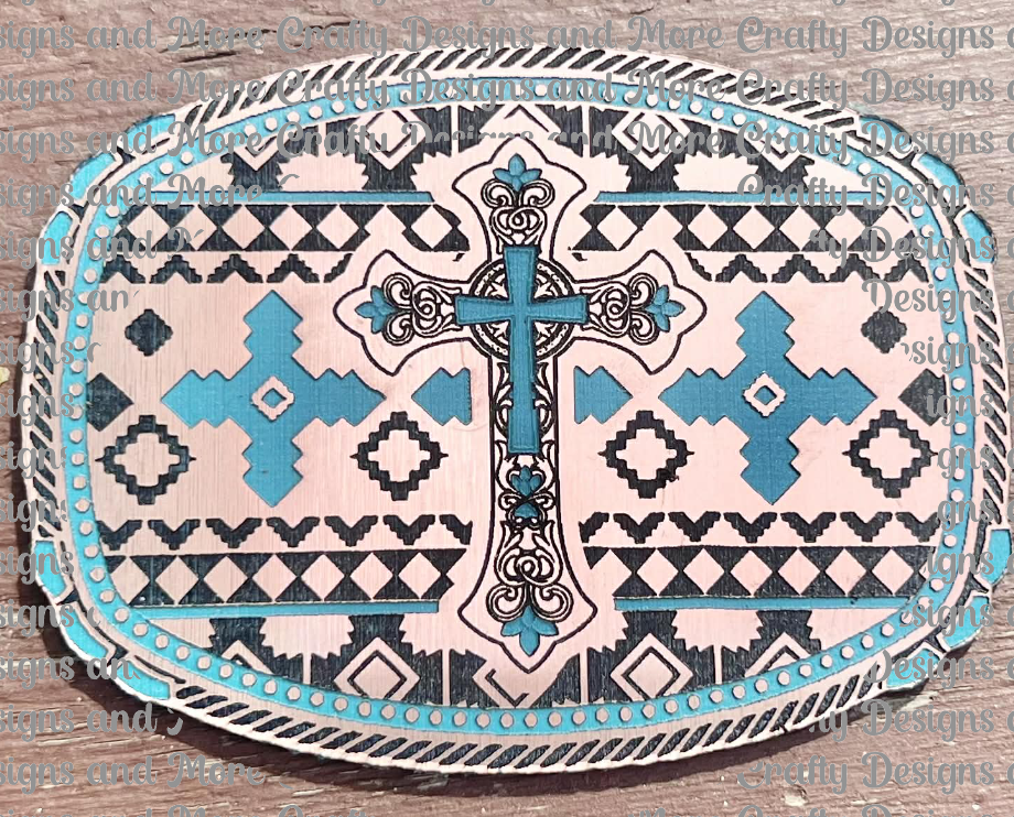 Southwest Cross Hat Patch SVG & Laser Cut File